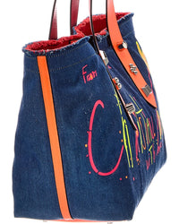 Christian Louboutin Canvas & Leather Tote