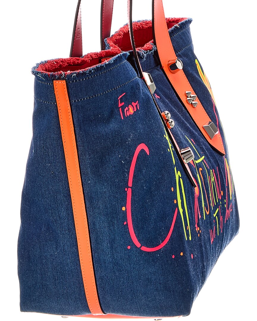 Christian Louboutin Canvas & Leather Tote