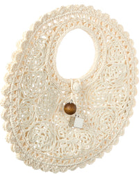 Jacquemus Spiaggia Small Raffia Round Tote