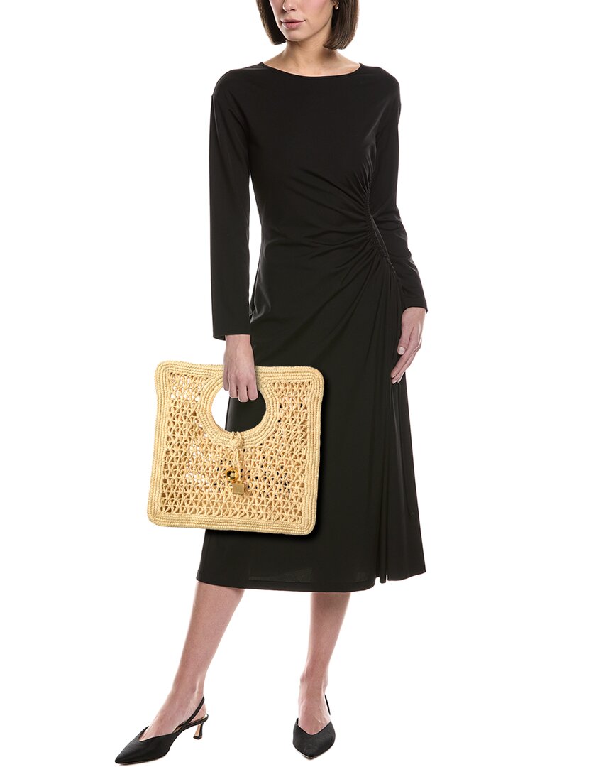 Jacquemus Jacquemus Spiaggia Small Raffia Square Tote