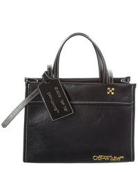 Off-White™ Off-White Logo Small Leather Tote