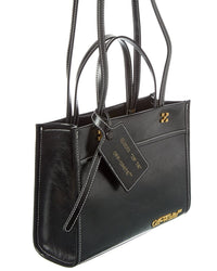 Off-White™ Off-White Logo Small Leather Tote