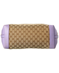 Gucci Purple Not Selected Canvas Craft Tote (Authentic Pre-Loved)