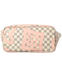 Louis Vuitton White Damier Azur Coated Canvas Damier Azur Tahitienne Neverfull