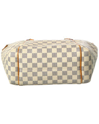 Louis Vuitton White Damier Azur Coated Canvas Damier Azur Totally Pm (Authentic