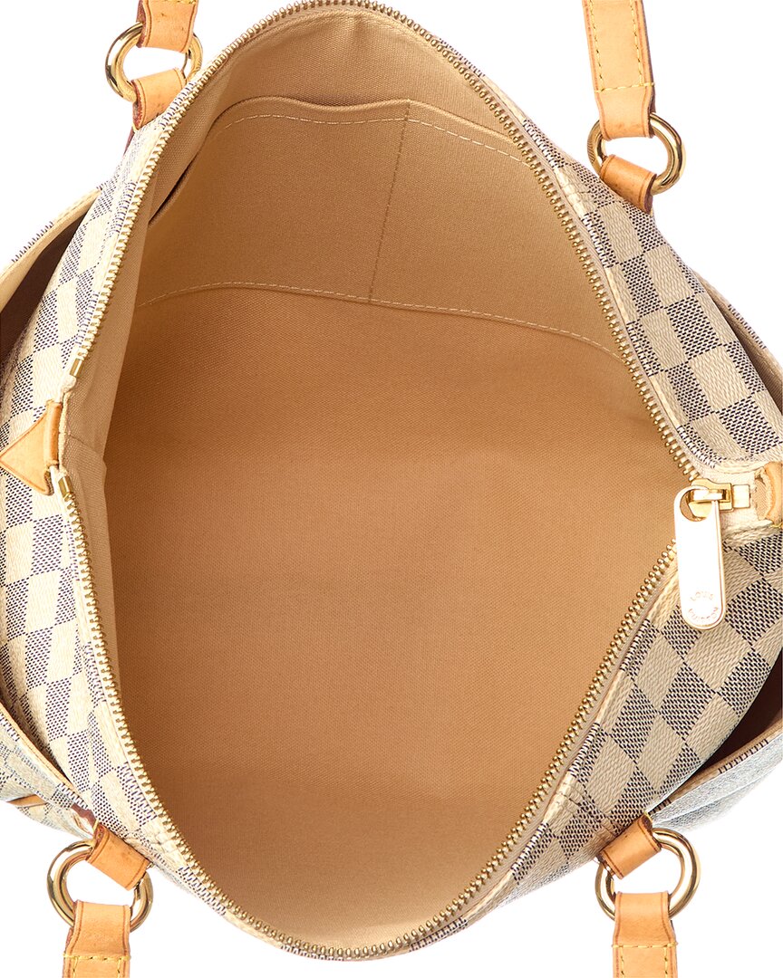 Louis Vuitton White Damier Azur Coated Canvas Damier Azur Totally Pm (Authentic