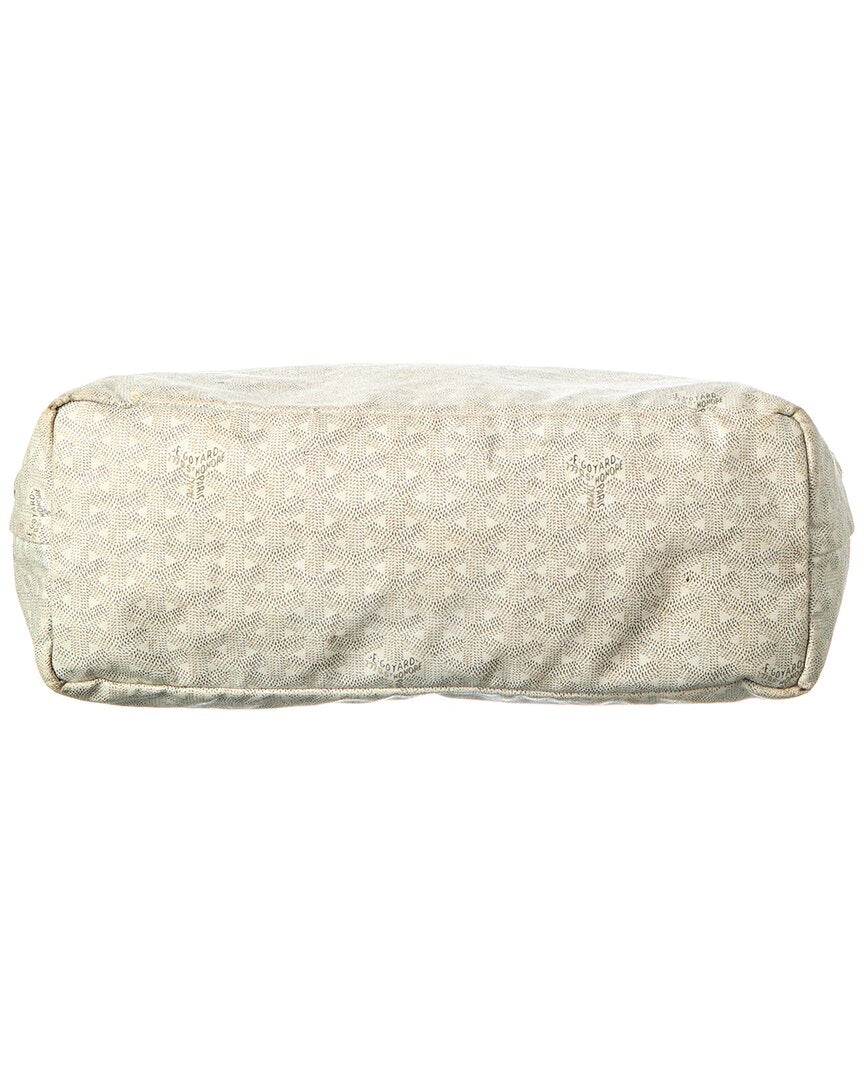Goyard White Goyardine Coated Canvas Goyardine Saint Louis Pm (Authentic Pre-