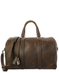 Celine Triomphe Large Canvas & Leather Tote