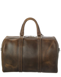 Celine Triomphe Large Canvas & Leather Tote