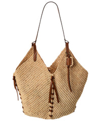 Isabel Marant Tampa Raffia & Leather Tote