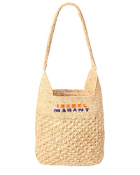 Isabel Marant Logo Raffia Tote