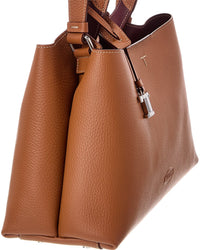 TOD's Tod's T Lock Small Leather Tote