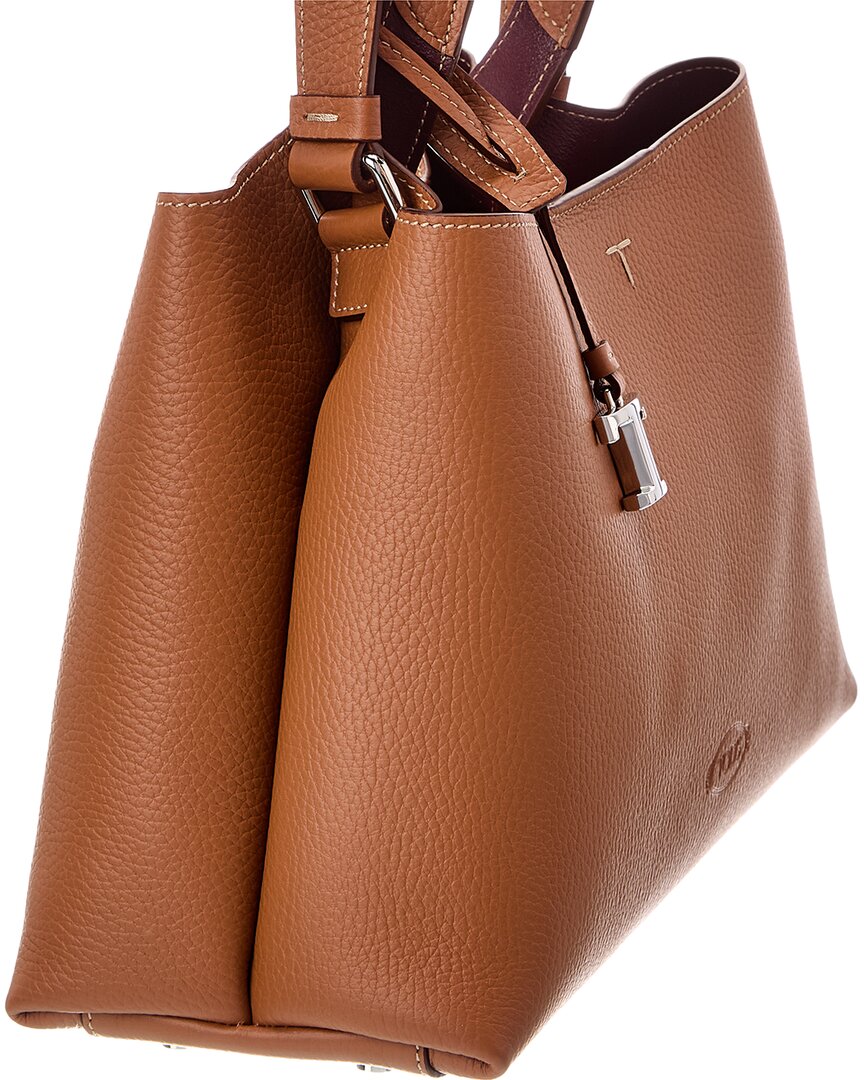 TOD's Tod's T Lock Small Leather Tote