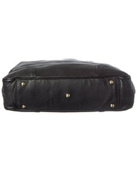 Gucci Black Lambskin Leather Princy Gg Tote (Authentic Pre-Loved)