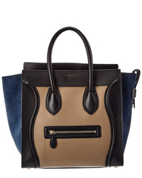 CELINE Celine Multi Calfskin & Suede Luggage (Authentic Pre-Loved)