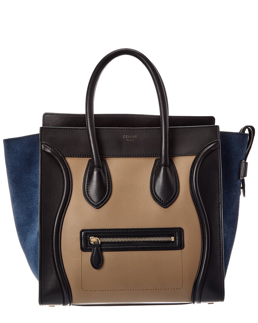 CELINE Celine Multi Calfskin & Suede Luggage (Authentic Pre-Loved)