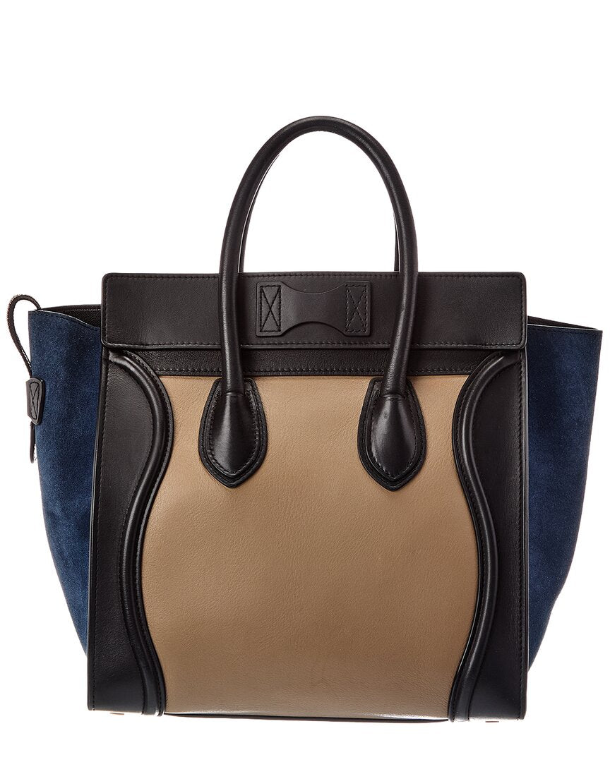 CELINE Celine Multi Calfskin & Suede Luggage (Authentic Pre-Loved)