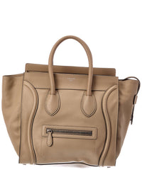 CELINE Celine Neutral Calfskin Luggage (Authentic Pre-Loved)