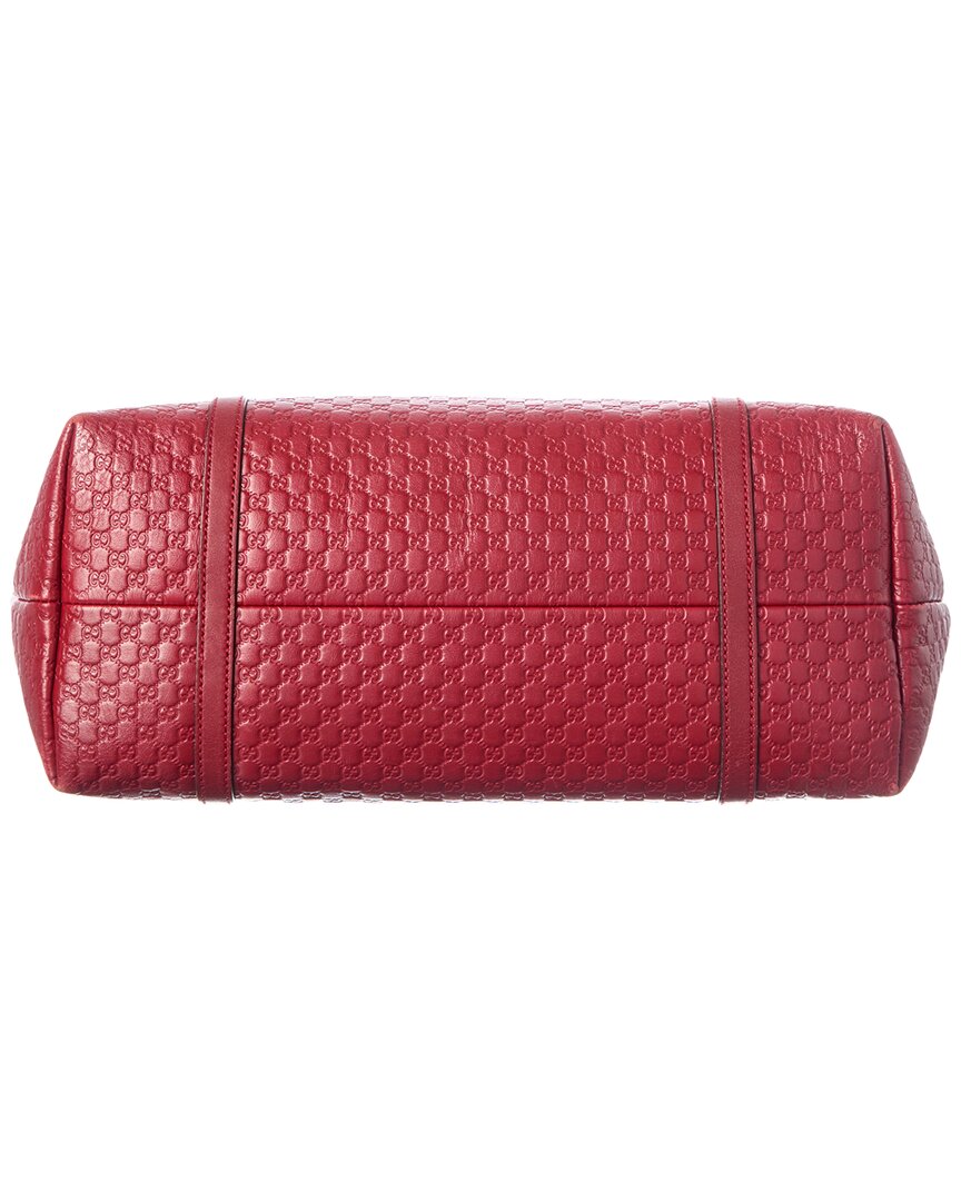 Gucci Gucci Red Microguccissima & Leather Joy Shopping Tote (Authentic Pre-Loved)