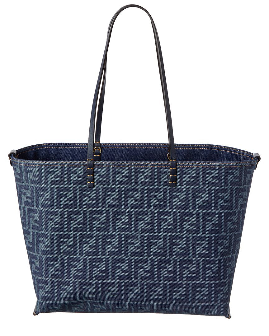 FENDI Fendi Ff Jacquard Canvas Reversible Tote