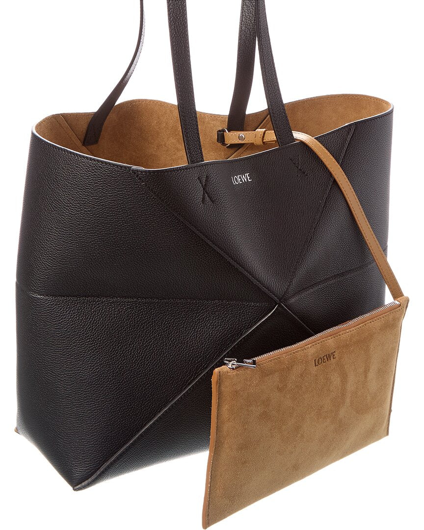 Loewe Loewe Horizontal Puzzle Fold Medium Leather Tote