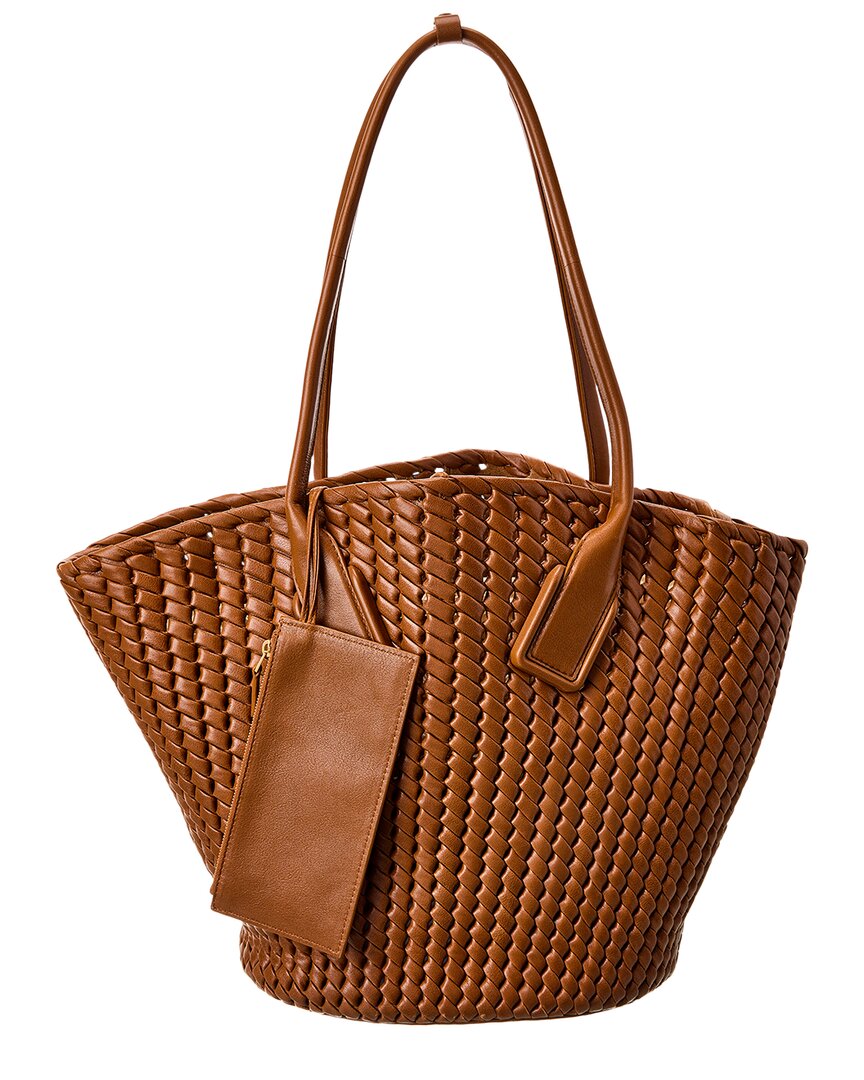 Bottega Veneta Basket Intrecciato Leather Tote (Authentic Pre-Loved)