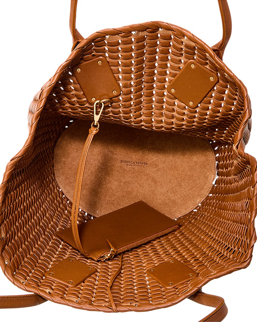 Bottega Veneta Basket Intrecciato Leather Tote (Authentic Pre-Loved)