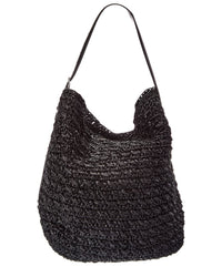 TOTEME Toteme Straw & Leather Tote
