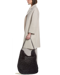 TOTEME Toteme Straw & Leather Tote