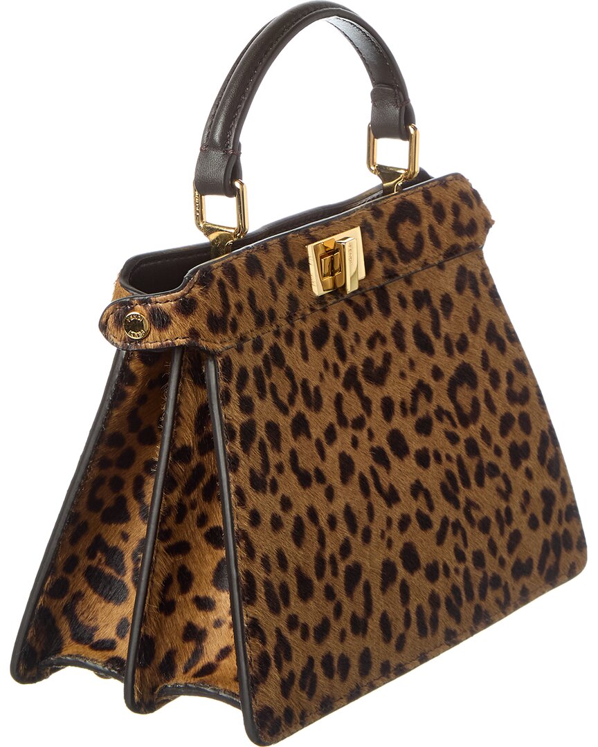 Fendi Peekaboo Ise Petite Haircalf Tote