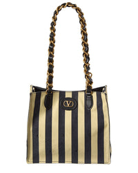 Valentino Valentino Vlog Signature Jacquard Canvas Tote