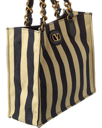 Valentino Valentino Vlog Signature Jacquard Canvas Tote