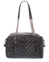 Chanel Chanel Black Quilted Leather Shoulder Bag (Authentic Pre-Loved)