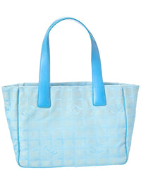 Chanel Chanel Blue Quilted Nylon Niryu New Travel Line Tote (Authentic Pre-Loved)