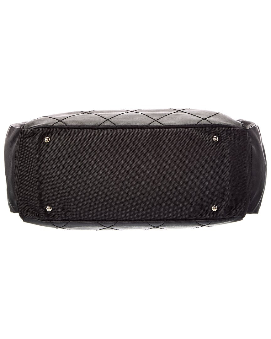 Chanel Chanel Black Quilted Leather Paris Biarritz Tote B (Authentic Pre-Loved)