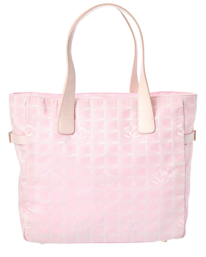 Chanel Chanel Pink Quilted Textile Niryu New Travel Line Tote (Authentic Pre-Loved)