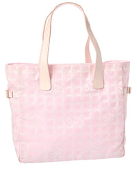 Chanel Chanel Pink Quilted Textile Niryu New Travel Line Tote (Authentic Pre-Loved)