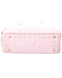 Chanel Chanel Pink Quilted Textile Niryu New Travel Line Tote (Authentic Pre-Loved)