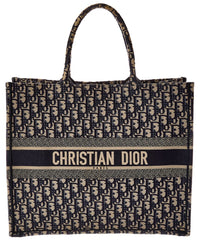 Dior Dior Blue Canvas Book Tote (Authentic Pre-Loved)