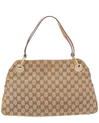 Gucci Gucci Brown Canvas Eclipse Shoulder Bag (Authentic Pre-Loved)