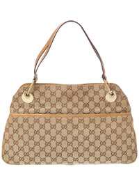 Gucci Gucci Brown Canvas Eclipse Shoulder Bag (Authentic Pre-Loved)