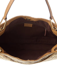Gucci Gucci Brown Canvas Eclipse Shoulder Bag (Authentic Pre-Loved)