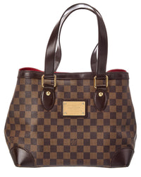 Louis Vuitton Louis Vuitton Brown Damier Ebene Coated Canvas Hampstead Pm (Authentic