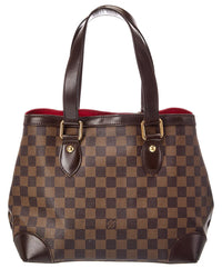 Louis Vuitton Louis Vuitton Brown Damier Ebene Coated Canvas Hampstead Pm (Authentic