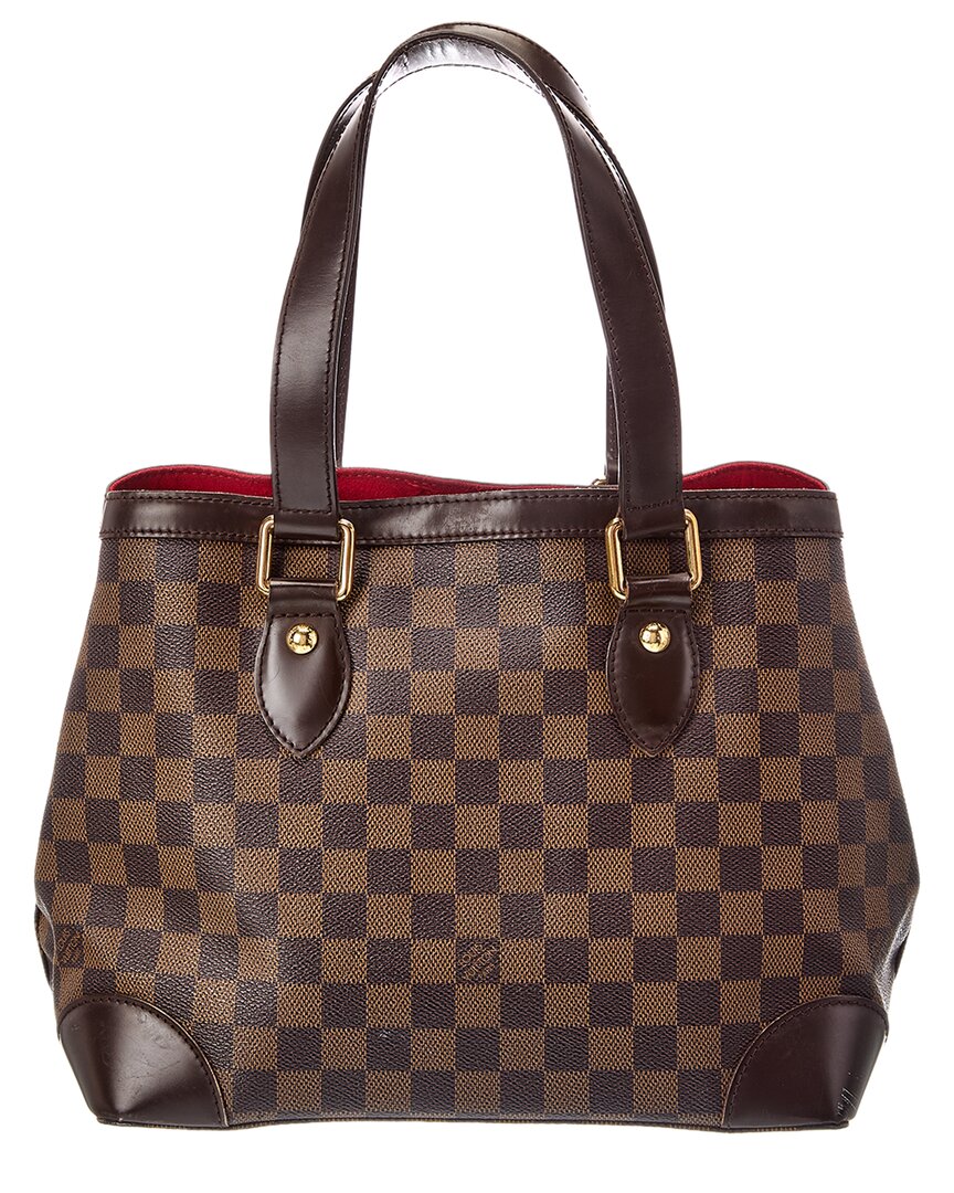 Louis Vuitton Louis Vuitton Brown Damier Ebene Coated Canvas Hampstead Pm (Authentic