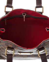 Louis Vuitton Louis Vuitton Brown Damier Ebene Coated Canvas Hampstead Pm (Authentic