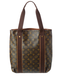 Pre-Owned Louis Vuitton Brown Monogram Coated Canvas Cabas Beaubourg (Authentic Pre-