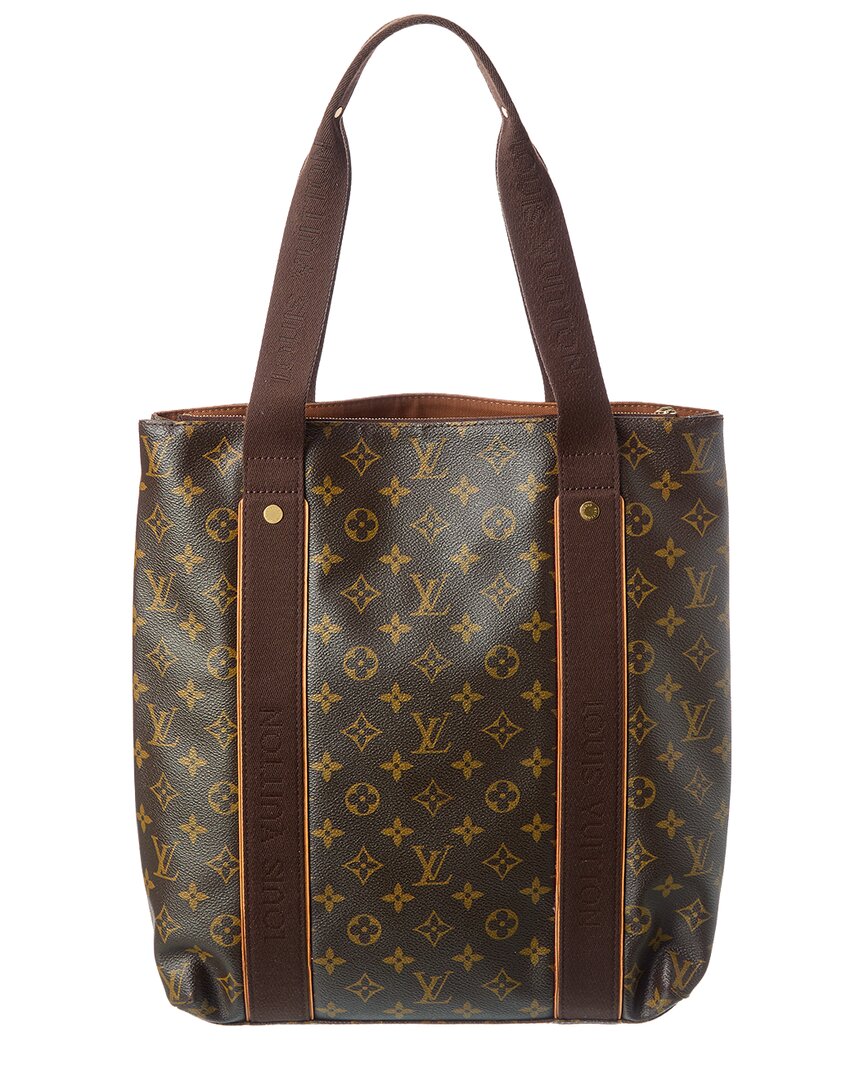 Pre-Owned Louis Vuitton Brown Monogram Coated Canvas Cabas Beaubourg (Authentic Pre-