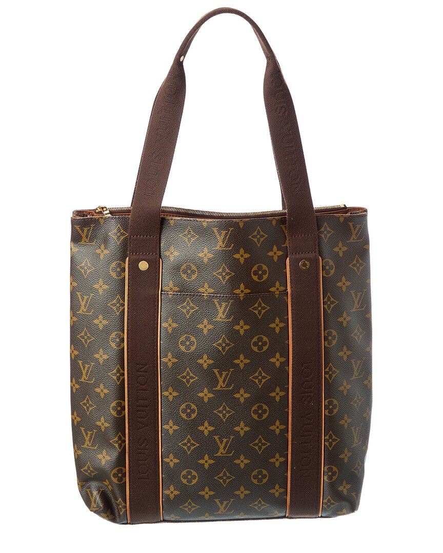 Pre-Owned Louis Vuitton Brown Monogram Coated Canvas Cabas Beaubourg (Authentic Pre-