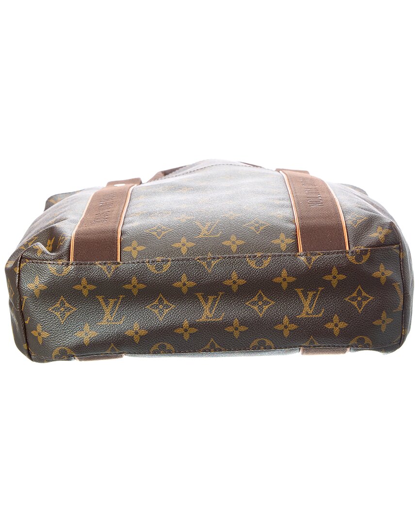 Pre-Owned Louis Vuitton Brown Monogram Coated Canvas Cabas Beaubourg (Authentic Pre-